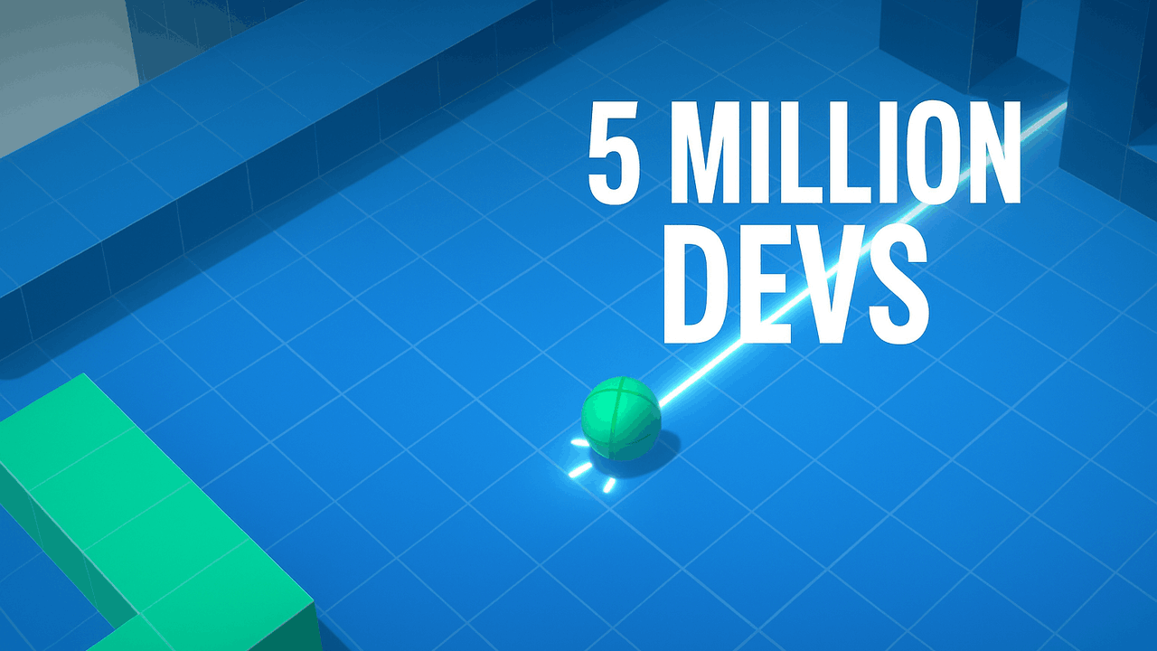 5 Million Devs banner