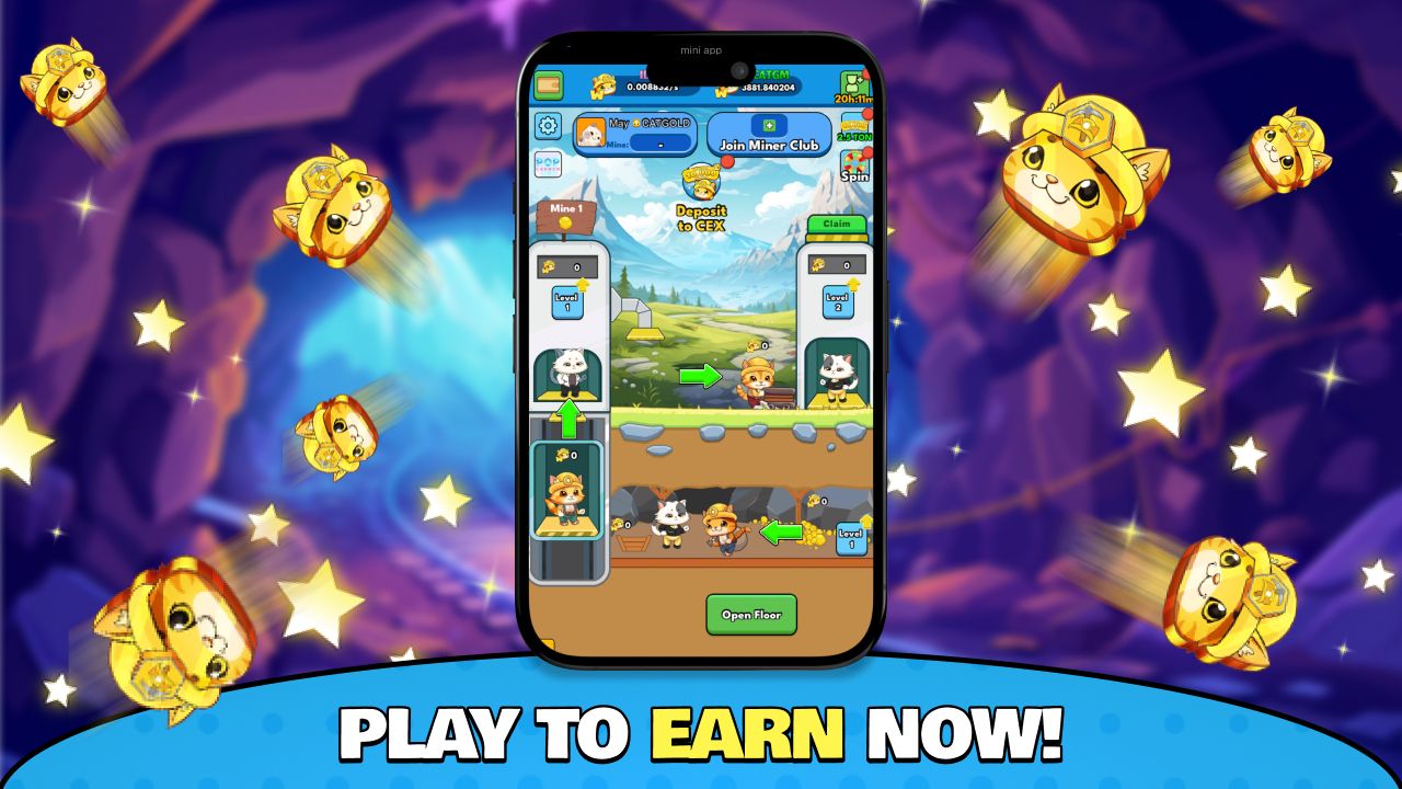 Cat Gold Miner - Banner 5