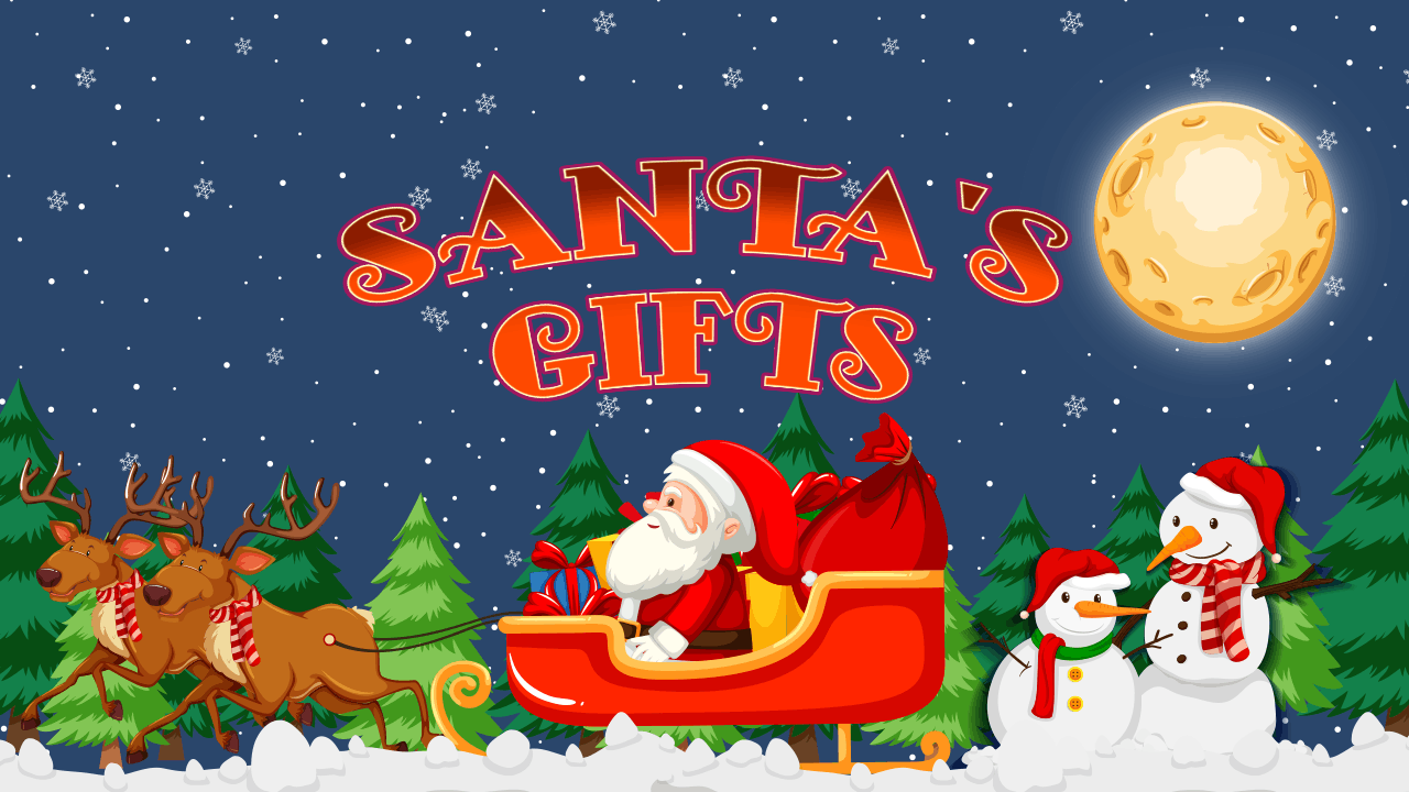 Santa's Gifts banner